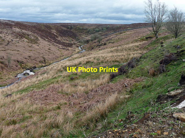 Photo 6"x4" Skell Gill near Pateley Bridge Wake Hill c2013