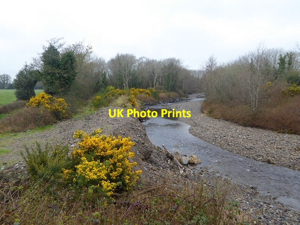 Photo 6"x4" River Barrow at Rathcoffey Bridge Clonaslee c2016
