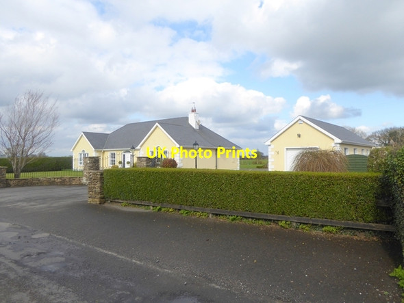 Photo 6"x4" Modern bungalow near Tinnahinch Bridge Clonaslee c2016