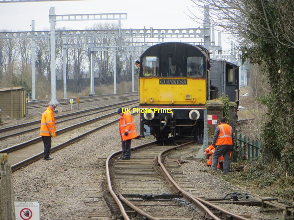 Photo 6"x4" Looking at the Line Cholsey c2016