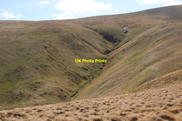 Photo 6"x4" Head of the Tweeddale Burn, Dundreich Tweeddaleburn\/NT2752 c2016