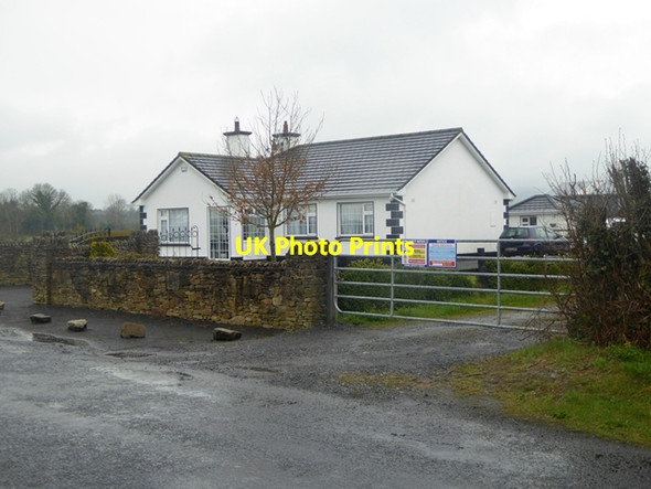 Photo 6"x4" Bungalow near Mullaghanard Cross Roads Rosenallis c2016