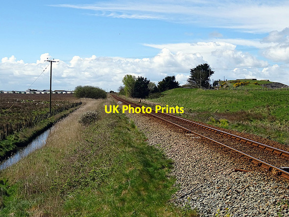 Photo 6"x4" The line south from Ynyslas Aberlerry c2016