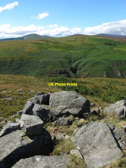 Photo 6"x4" Rocks on Hart Heugh Middleton Hall\/NT9825 c2015