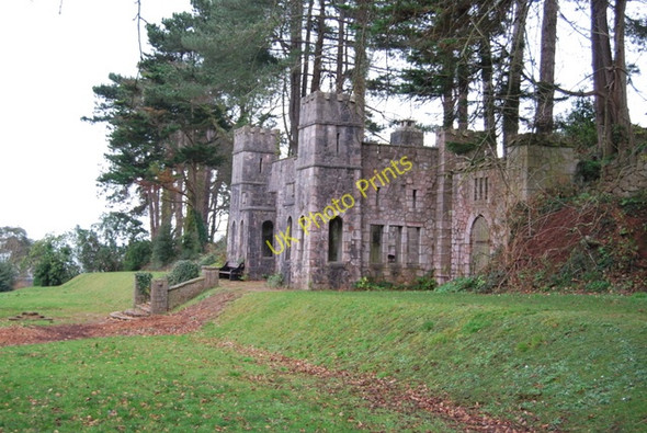 Photo 6"x4" Castle ruin, Shaldon Teignmouth c2009
