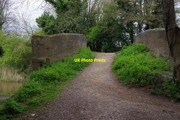 Photo 6"x4" The path over Bridge 17 on the Worcester & Birmingham Canal, Worcester Worcester c2016