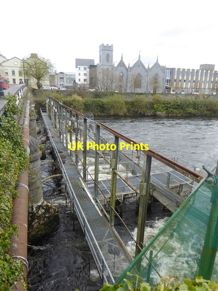 Photo 6"x4" Former Eel Fishery on the River Corrib Salthill c2016
