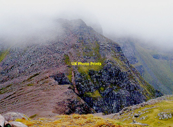Photo 6"x4" Bealach at Cadha Gobhlach Sail Liath c1974