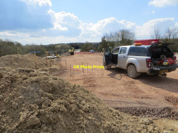 Photo 6"x4" Survey Truck Chilton\/SU4885 c2016