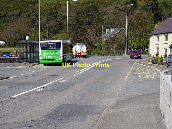 Photo 6"x4" A TrawsCymru 'T5' bus service at Llanrhystud Llanrhystud c2016