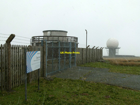 Photo 6"x4" Radar station on Titterstone Clee Dhustone c2016