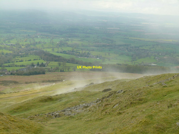 Photo 6"x4" Steaming hillside Dhustone c2016