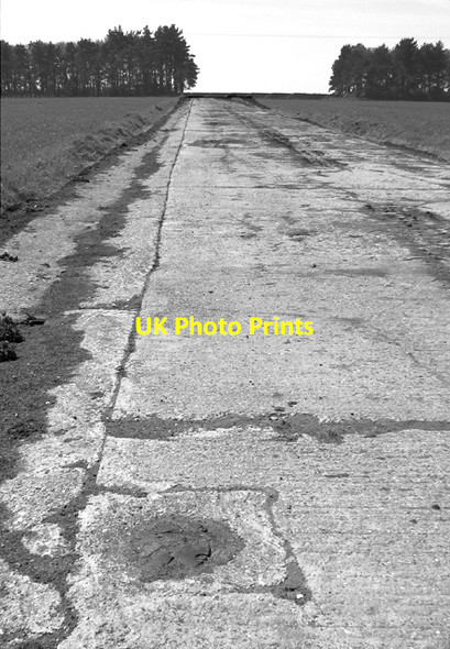 Photo 6"x4" View along the former SW-NE runway Egmere c2016