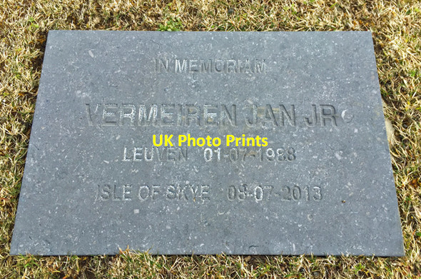 Photo 6"x4" Memorial for Jan Vermeiren Coire Scamadal c2016