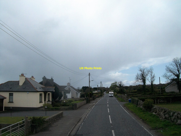 Photo 6"x4" Convectional shower approaching Glasdrumman Annalong c2016