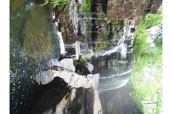 Photo 6"x4" Waterfall West Allen River Limestone Brae c2007