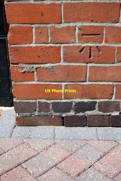 Photo 6"x4" Benchmark on #28 Earlsdon Avenue South Coventry c2016