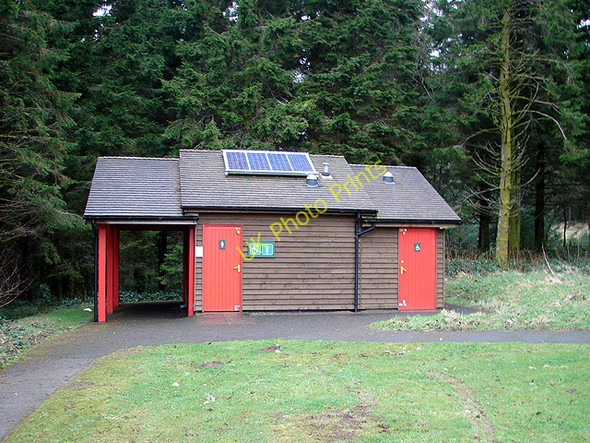 Photo 6"x4" Public convenience at Rhyd-y-benwch Tynyrwtra\/SN8885 c2009