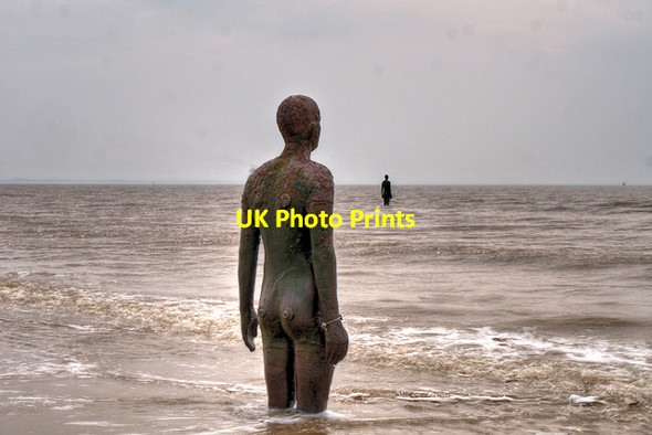 Photo 6"x4" Antony Gormley Statues at Crosby Crosby\/SJ3198 c2016