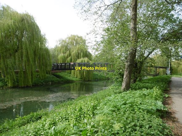 Photo 6"x4" Northampton, footbridge Northampton\/SP7561 c2016