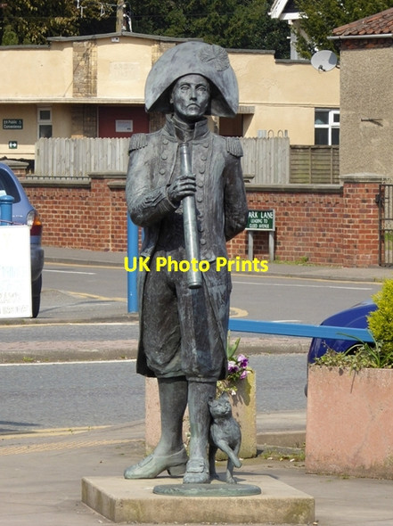 Photo 6"x4" Statue to Matthew Flinders Donington\/TF2135 c2016