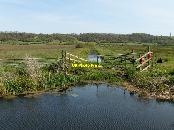 Photo 6"x4" Drain on West Sedge Moor Woodhill\/ST3527 c2016