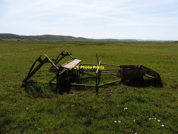 Photo 6"x4" Farm equipment on West Sedge Moor Woodhill\/ST3527 c2016