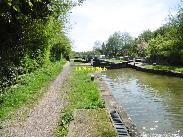 Photo 6"x4" Long Buckby, Lock No 8 Long Buckby Wharf c2016