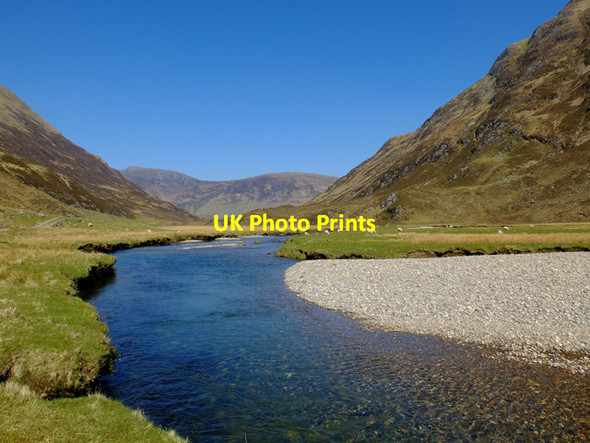 Photo 6"x4" River Croe in Gleann Lichd Gleann Lichd c2016