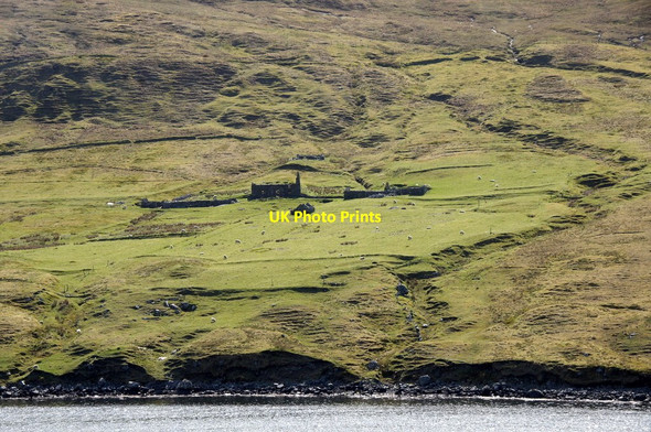 Photo 6"x4" Kurkigarth, near Voe Hillside\/HU4063 c2016