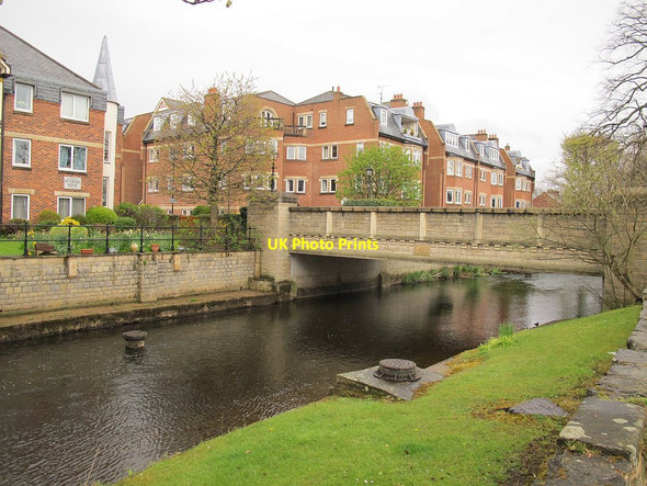Photo 6"x4" Williamson Drive bridge, Ripon Ripon c2016