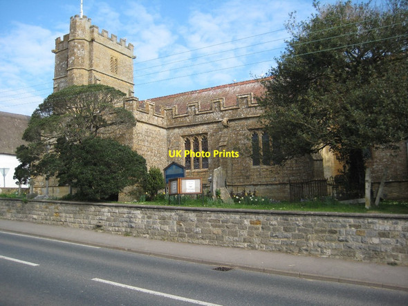 Photo 6"x4" St Giles' church, Chideock Chideock c2012