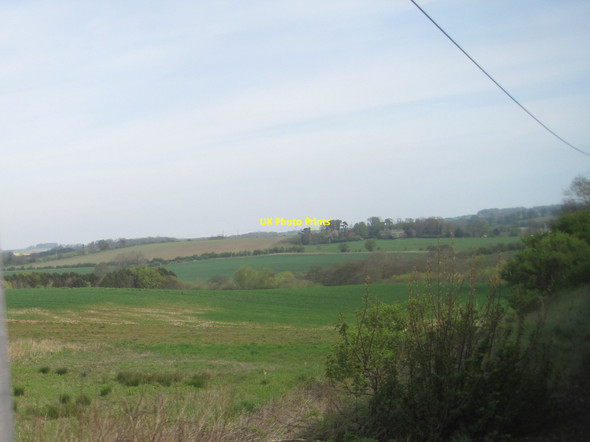 Photo 6"x4" View from a Newcastle-Edinburgh train - towards Bilton Wood Bilton\/NU2210 c2016