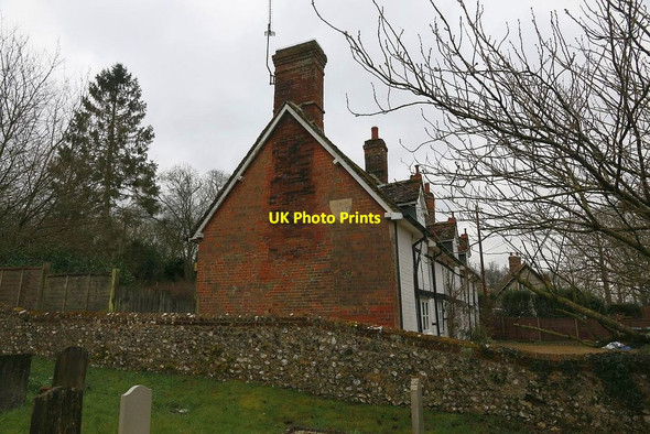 Photo 6"x4" Cottages by the Church Ovington\/SU5631 c2016