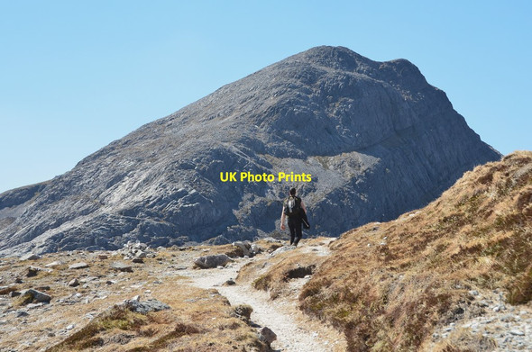 Photo 6"x4" At the Bealach a' Choire Ghairbh Meall nan Ceapairean c2016