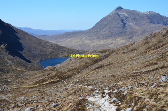 Photo 6"x4" Path descending to Loch Coire an Ruadh-staic An Ruadh-Stac c2016