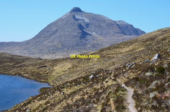 Photo 6"x4" Path by Loch Coire an Ruadh-staic Maol Chean-dearg c2016