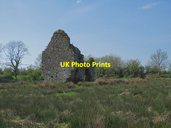 Photo 6"x4" Castle Ruin Lacken c2016