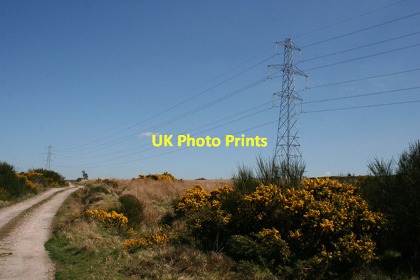 Photo 6"x4" Electricity Pylons Kellas\/NJ1754 c2016