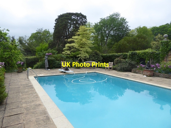Photo 6"x4" Swimming pool at Pashley Manor Berner's Hill c2016