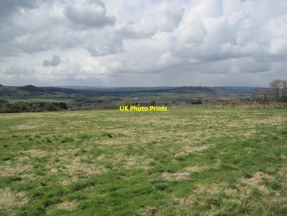Photo 6"x4" Farmland and View across the Tyne Valley Corbridge c2016