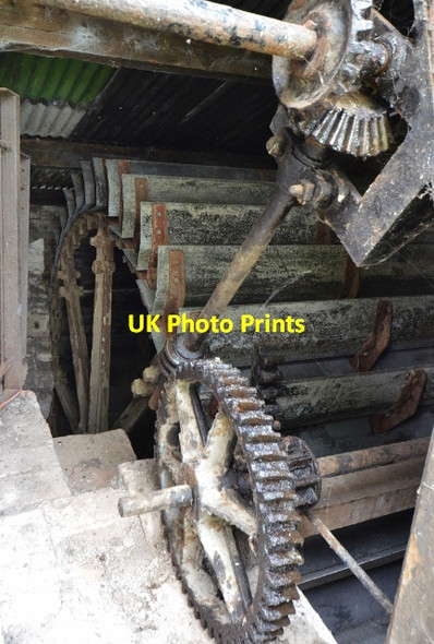 Photo 6"x4" Little Cressingham Wind\/Watermill - wheel Little Cressingham c2016