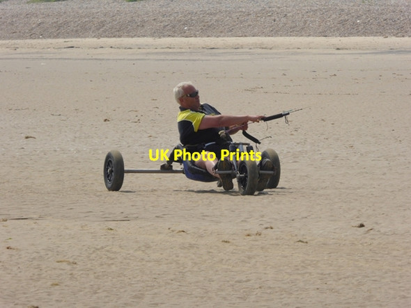Photo 6"x4" Kite buggy at Greatstone-on-Sea New Romney c2016 P2