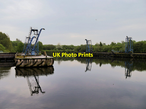 Photo 6"x4" Wharf and Sludge Hoppers at Davyhulme Wastewater Treatment Works Urmston c2016