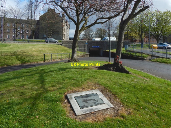 Photo 6"x4" Paths leading to an underpass Dumbarton c2016