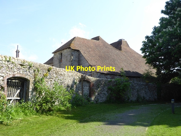 Photo 6"x4" The Great Barn at the Archbishop's Palace Charing c2016