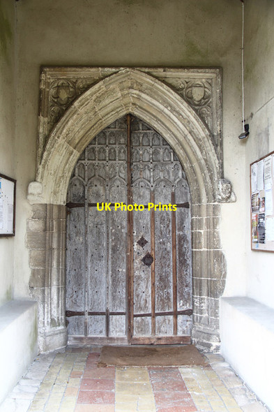 Photo 6"x4" St Mary & St John, Hinxton - Doorway Hinxton c2016