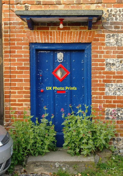 Photo 6"x4" Cottage doorway, Haxton Fittleton c2016