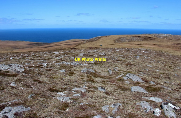 Photo 6"x4" Moor north of Ben Hutig Geodha nan Aigheann c2016