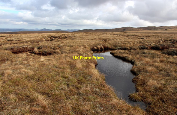 Photo 6"x4" Bog pool near Ben Hutig Geodha Brat c2016